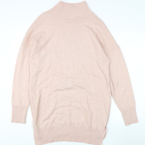 Next Women's Pink Star Print Pullover Jumper L