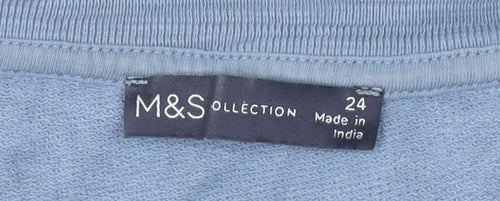 Marks and Spencer Women’s Blue Floral Sweatshirt 24