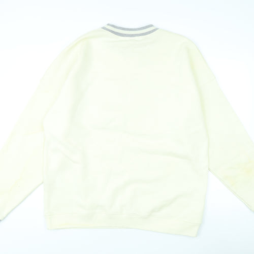 PrettyLittleThing Women's Ivory XL Sweatshirt Crew Neck