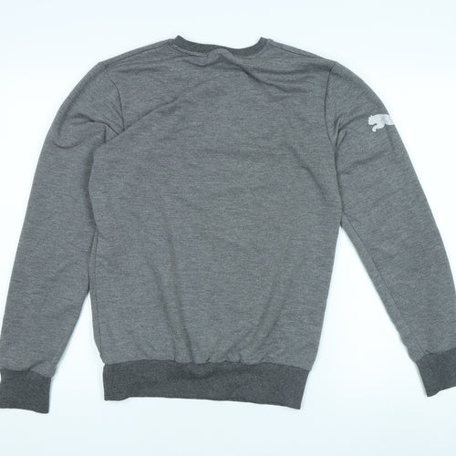 Puma Men's Grey Logo Sweatshirt M