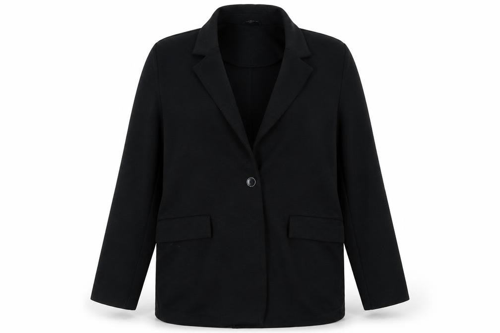 Front view of Next Women's Black Blazer, size 10, Business Smart