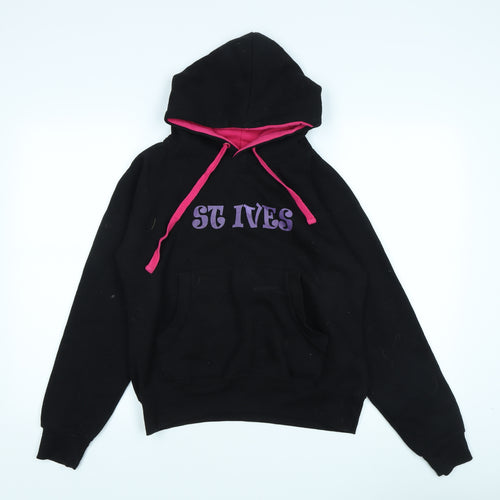 No Worries Unisex Black Hoodie M/L Graphic Logo