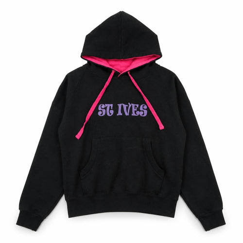 No Worries Unisex Black Hoodie M/L Graphic Logo