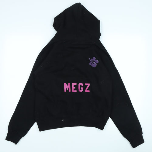 No Worries Unisex Black Hoodie M/L Graphic Logo