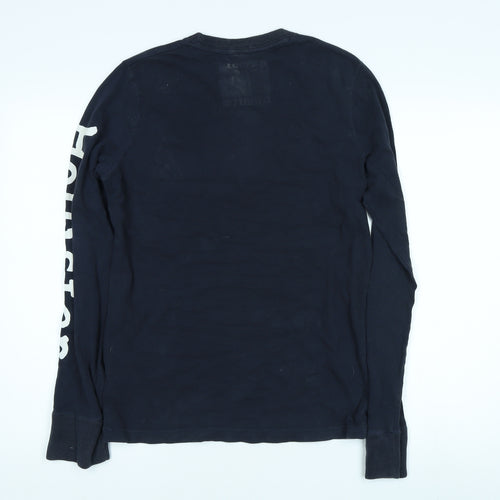 Hollister Men's Blue S Pullover Sweatshirt Logo