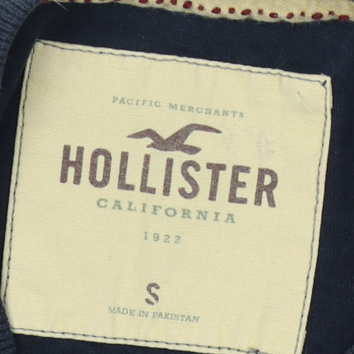 Hollister Men's Blue S Pullover Sweatshirt Logo
