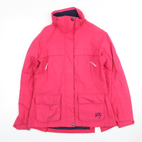Rydale Women's Pink Basic Jacket S, Full Zip Casual