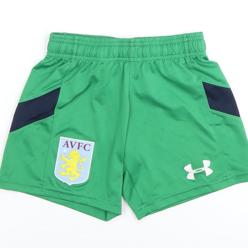 Under Armour Boys Green XS Athletic Football Shorts