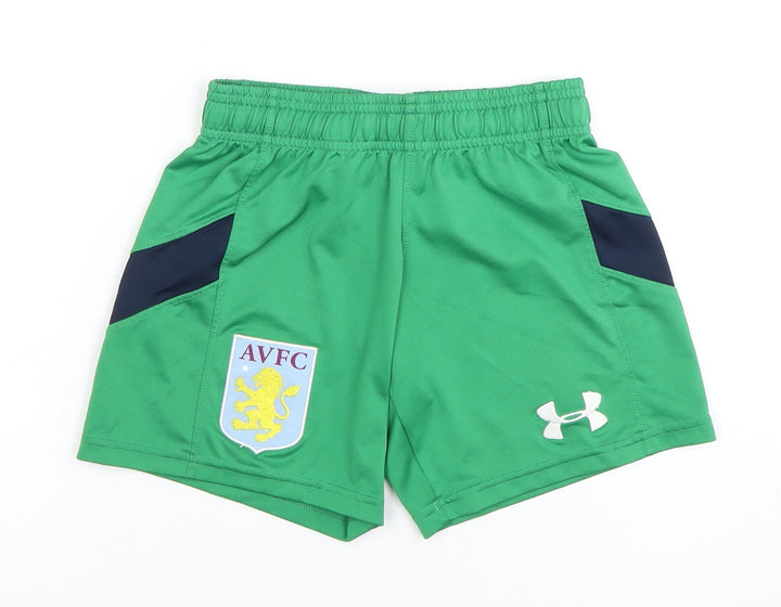 Under Armour Boys Green XS Athletic Football Shorts