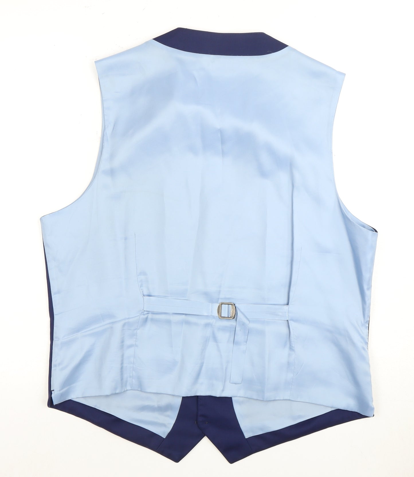 Charles Tyrwhitt Men's Blue Wool Suit Waistcoat 44