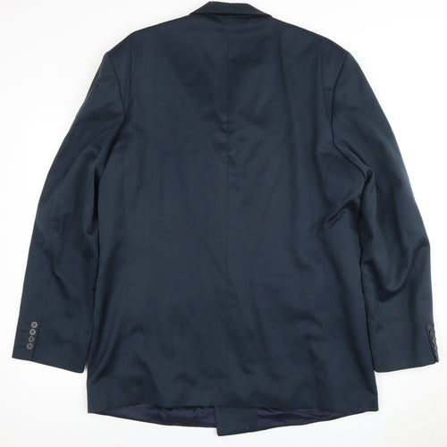 Centaur Men's Navy Double-Breasted Blazer, 44 Long