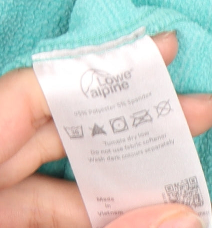 Lowe Alpine Women's Green Fleece Pullover Zip UK 12