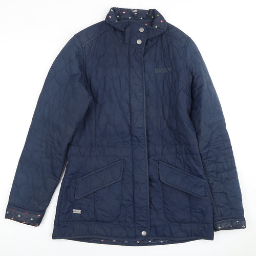 Regatta Women's Blue Quilted Jacket Size 10
