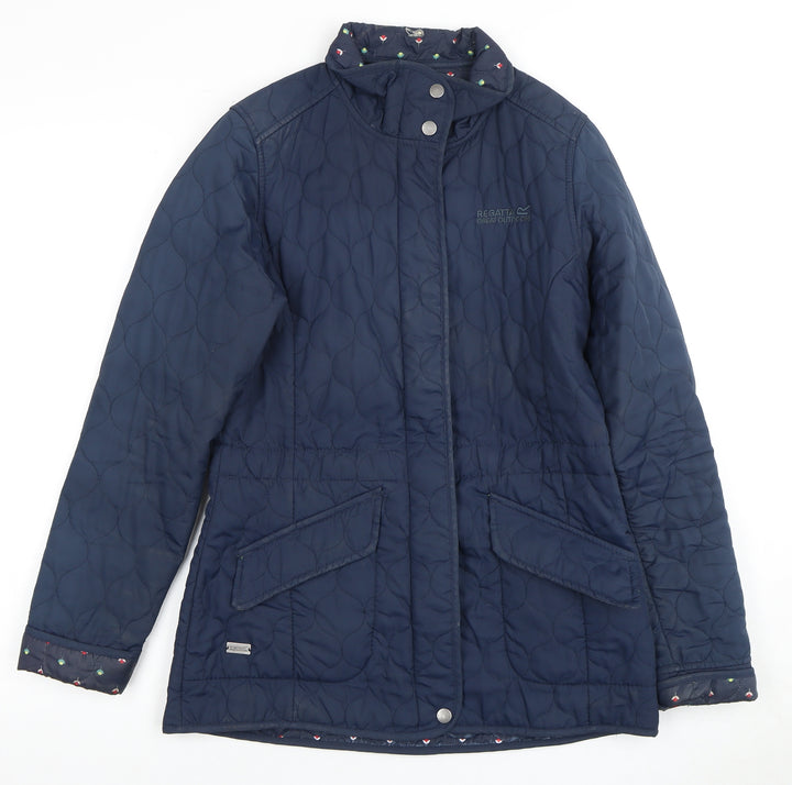 Regatta Women's Blue Quilted Jacket Size 10