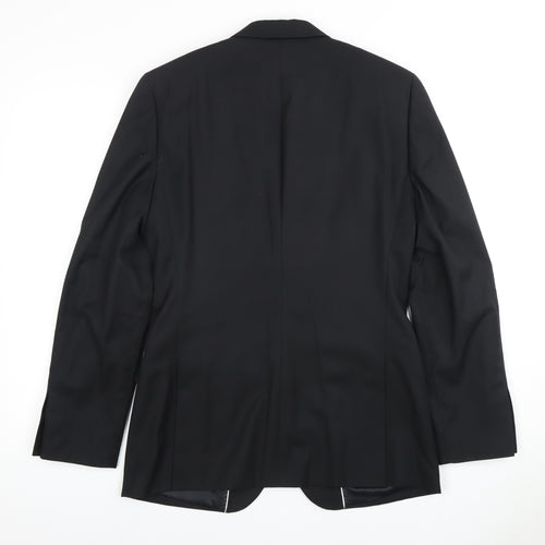 White Label Men's Black Suit Jacket 36 Regular
