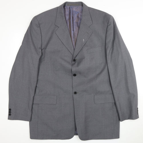 Pierre Cardin Men's Grey Blazer, 44L, Formal Jacket