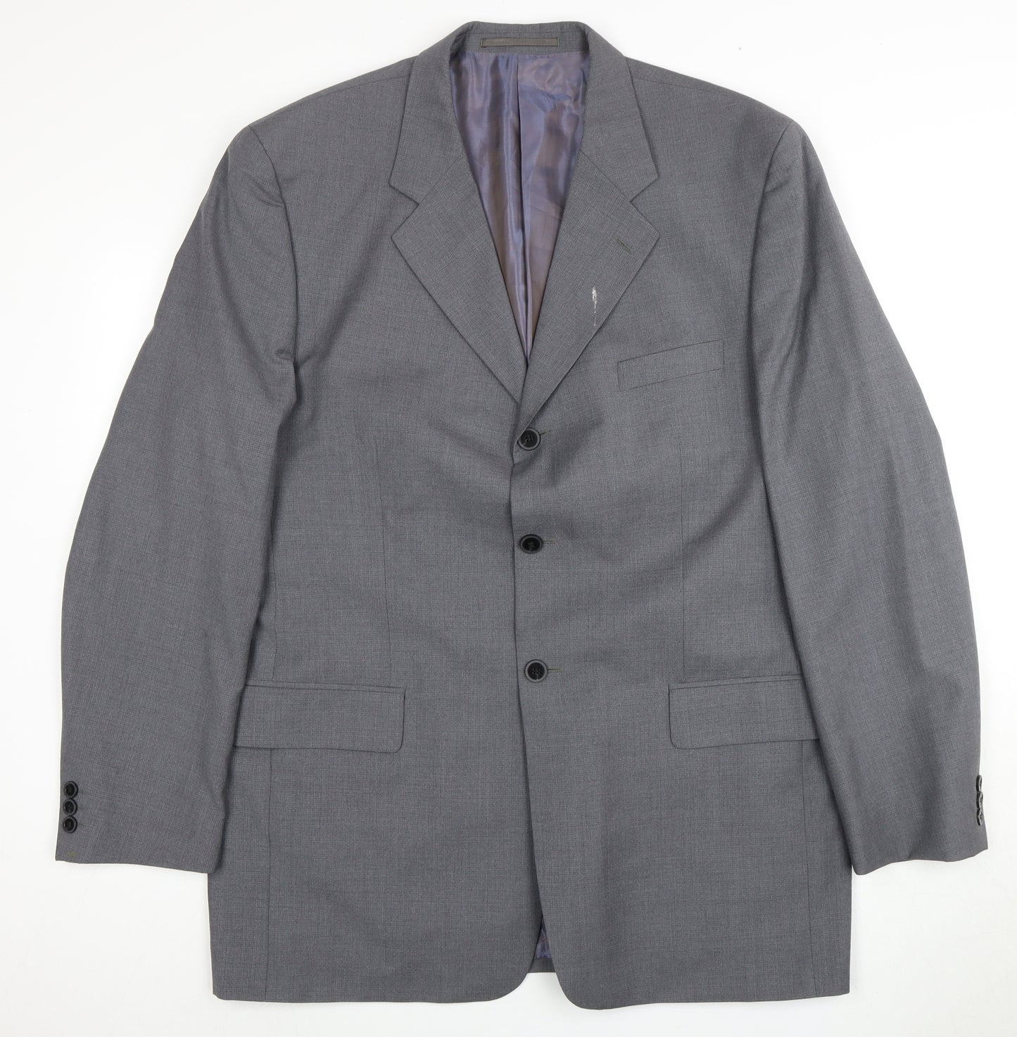 Pierre Cardin Men's Grey Blazer, 44L, Formal Jacket