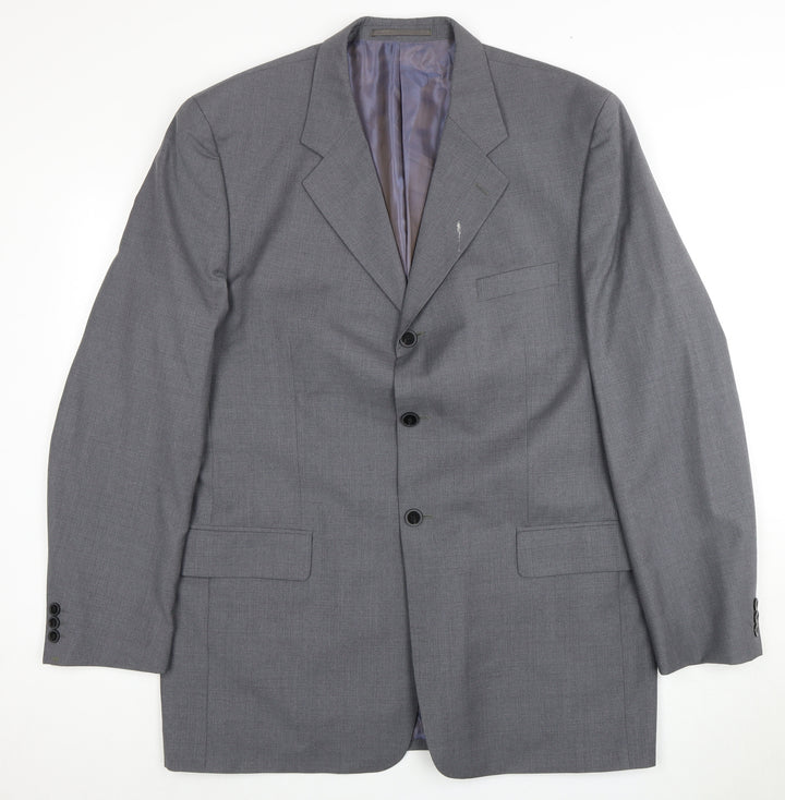 Pierre Cardin Men's Grey Blazer, 44L, Formal Jacket