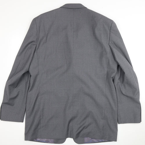 Pierre Cardin Men's Grey Blazer, 44L, Formal Jacket