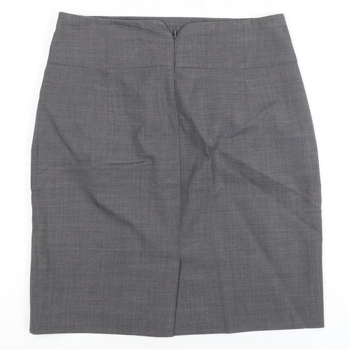 Banana Republic Women's Grey Pencil Skirt, Size 16 Petite