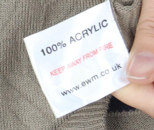 James Pringle Men's Beige V-Neck Pullover XL Jumper