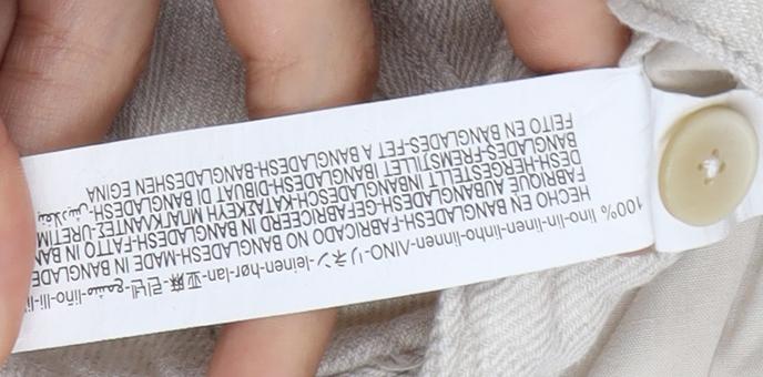 Zara Women's Beige Linen Trousers, Size 16 - Excellent