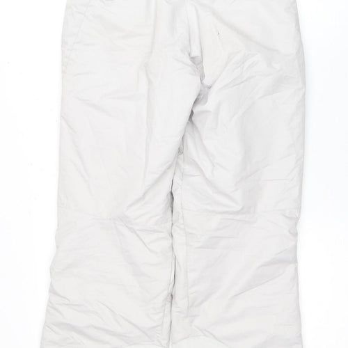 Quechua Unisex White Snow Pants M Adjustable Waterproof