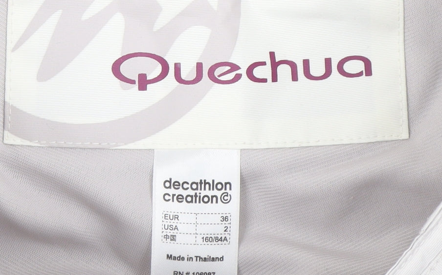 Quechua Unisex White Snow Pants M Adjustable Waterproof