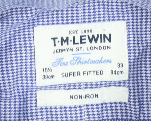 TM Lewin Men's Extra-Slim Fit Check Dress Shirt