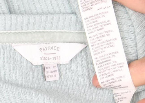 Patrizia Pepe Women's Blue Long Sleeve V-Neck Top UK 12