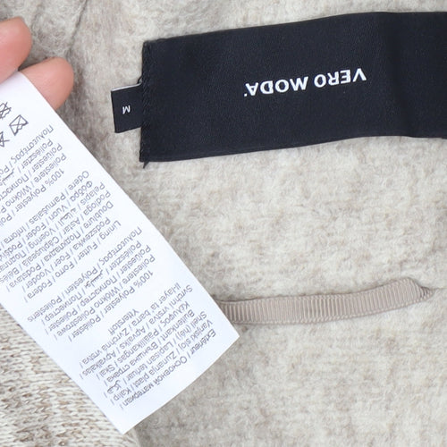 Vero Moda Women's Grey Mid-Length Overcoat M