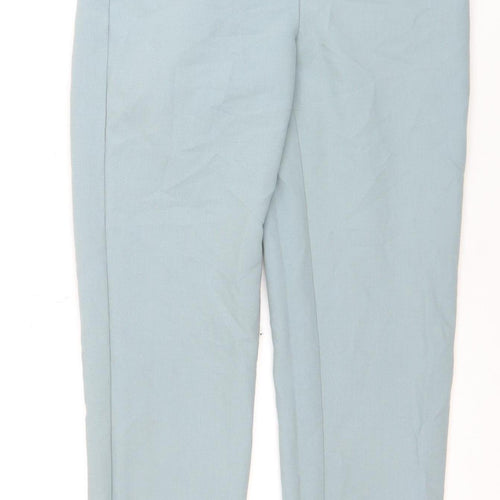 Next Women's Blue Trousers, 8L, Regular Fit, Workwear