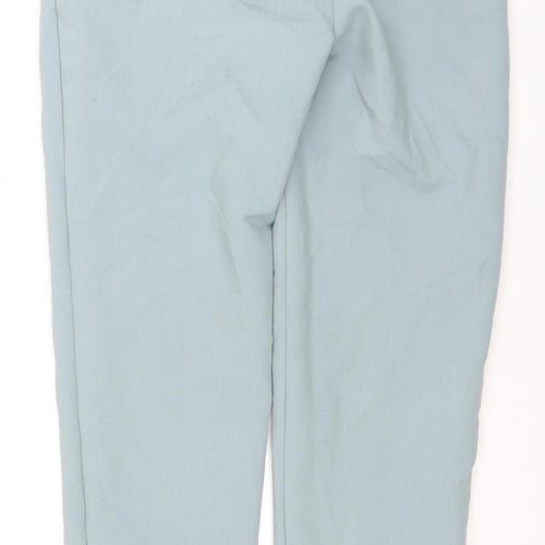Next Women's Blue Trousers, 8L, Regular Fit, Workwear