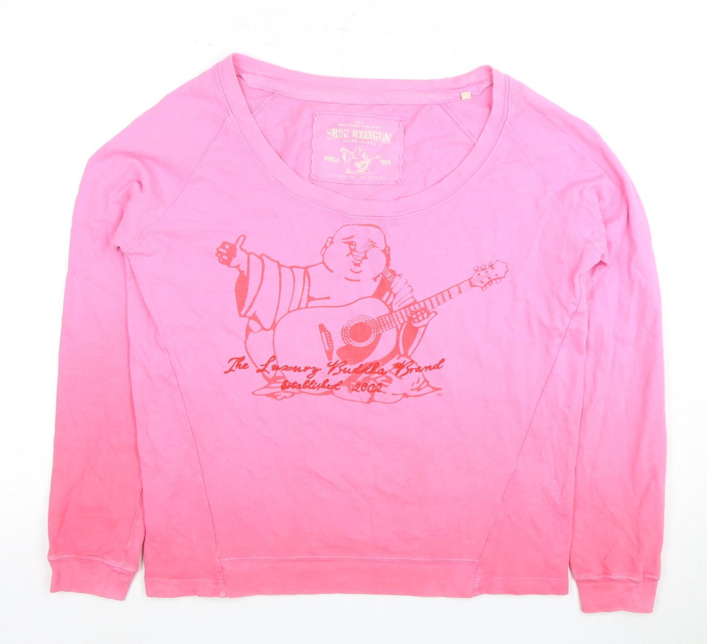 True Religion Women's Pink Jersey T-Shirt, Size S