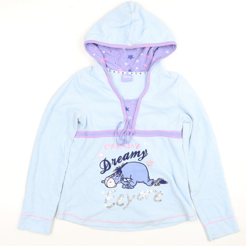 Disney Girls Blue Hooded Eeyore Nightshirt 10-11 Years