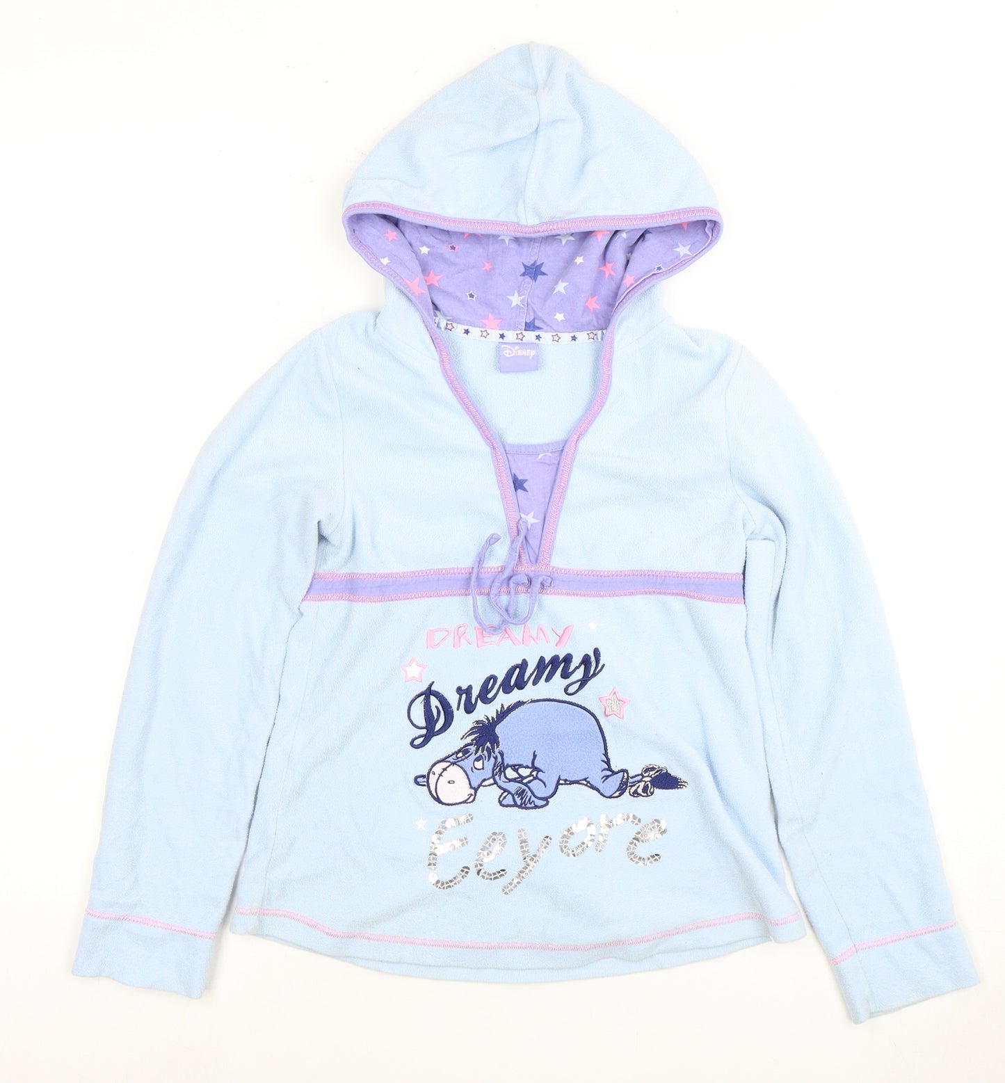 Disney Girls Blue Hooded Eeyore Nightshirt 10-11 Years