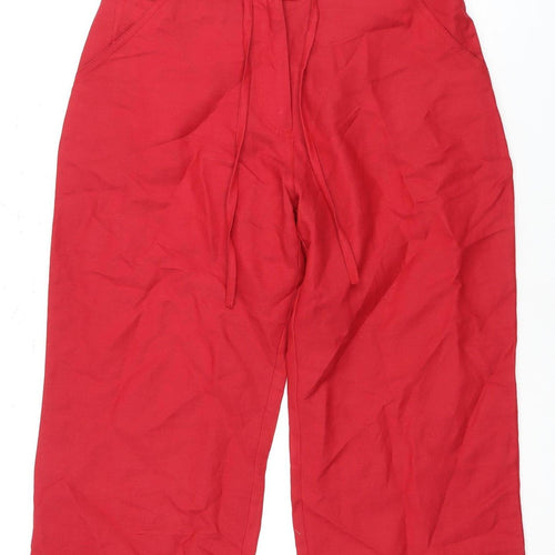 TIGI Women's Red Trousers Size 10-12