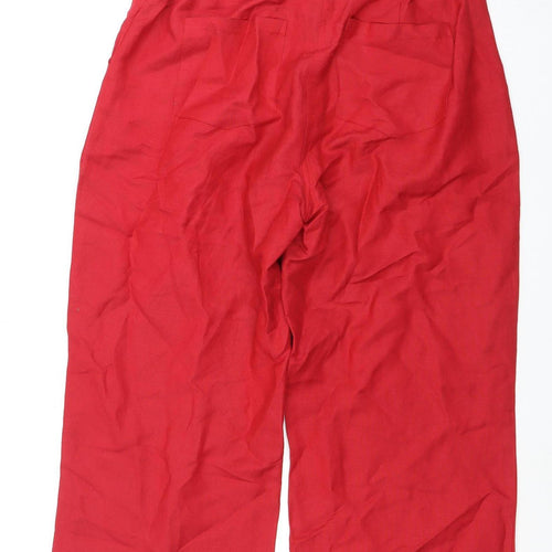 TIGI Women's Red Trousers Size 10-12