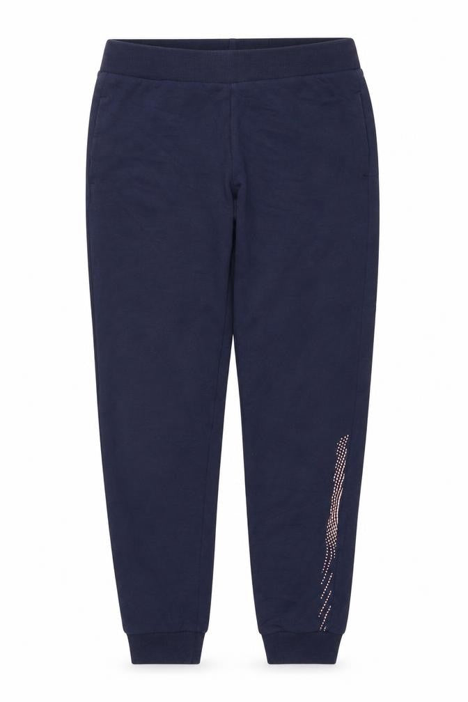 Front view of Decathlon girls’ blue jogger 12-13 years activewear