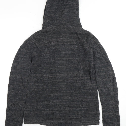 FatFace Women's Black Full Zip Hoodie Size 8