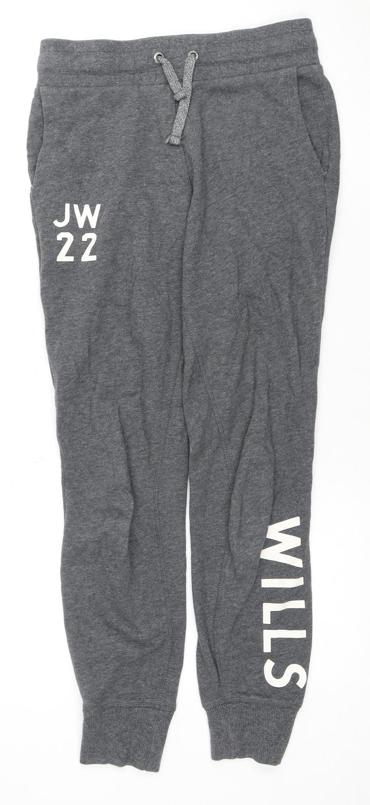Jack Wills Women's Grey Jogger Trousers Size 6