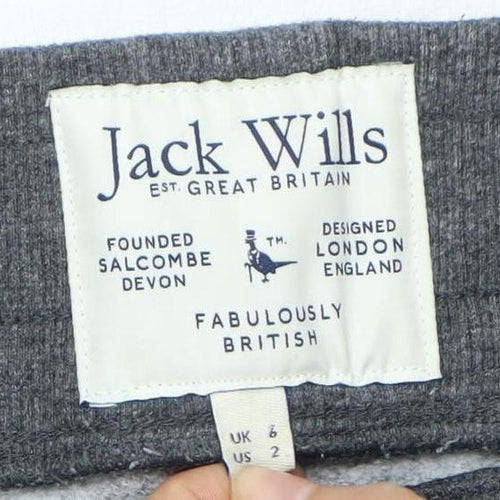 Jack Wills Women's Grey Jogger Trousers Size 6