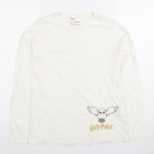 Harry Potter Unisex Kids White Long Sleeve Pyjama Top