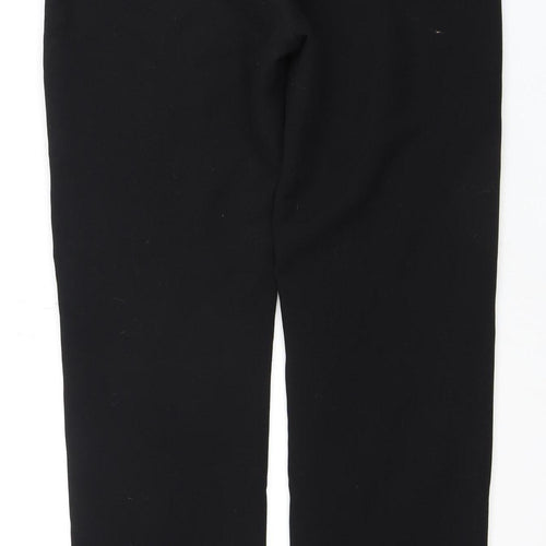 Odlumse London Women's Black Trousers, Size M, Zip Closure