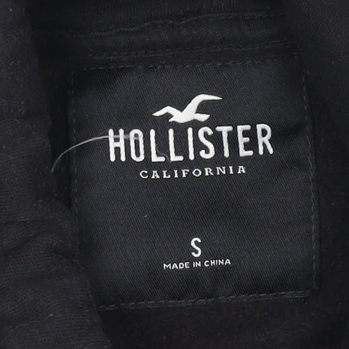 Hollister Women's Black Pullover Hoodie - S