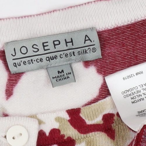 JOSEPH A. Women's Red Floral Cardigan - M