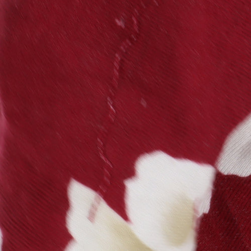 JOSEPH A. Women's Red Floral Cardigan - M