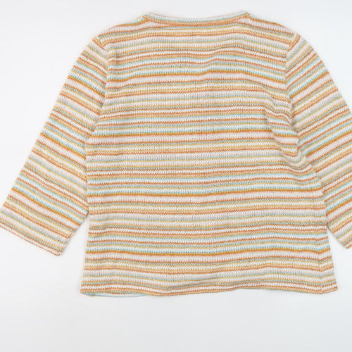 Per Una Women's L Multicoloured Striped Cardigan