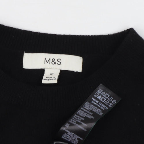 Marks and Spencer Women's Black M Sequin Pullover