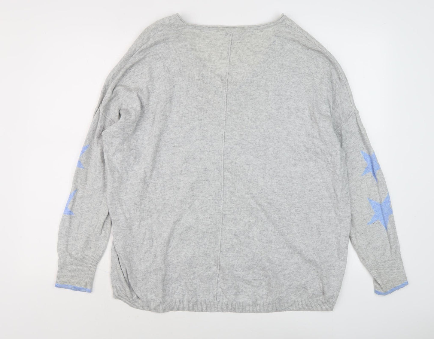 Mint Velvet Grey V-Neck Pullover Women’s Jumper L